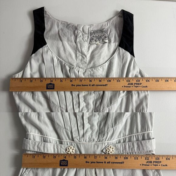 Anthropologie Floreat Women's Bud To Bloom Sleeveless Pleats Pockets Size 2 - Picture 10 of 12